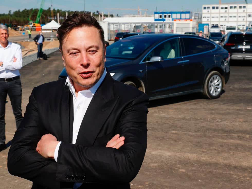 Ông Elon Musk, Giám đốc điều hành Công ty Tesla Motors là người giàu thứ hai thế giới với giá trị tài sản ròng là 155 tỷ USD. Ảnh: AFP.