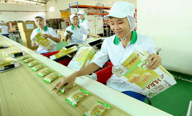  Bibica là một trong số ít các doanh nghiệp Việt Nam niêm yết sớm nhất trên sàn chứng khoán. Ảnh: BBC