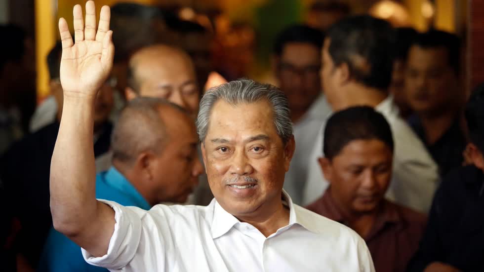 Ông Muhyiddin Yassin, 72 tuổi, chính thức làm thủ tướng của Malaysia.
