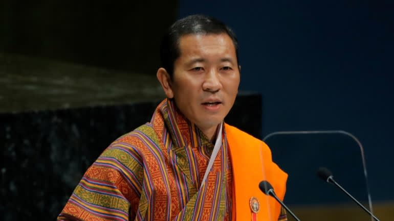 Ông Lotay Tshering, Thủ tướng Vương quốc Bhutan. Ảnh: Reuters.