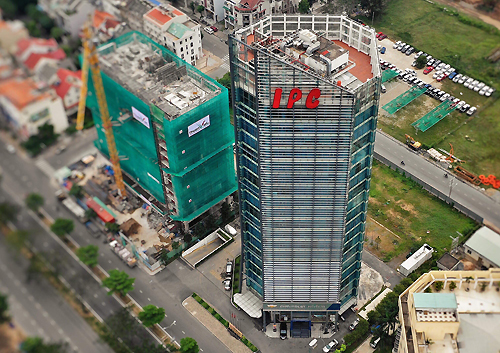 Tòa nhà trụ sở Công ty TNHH MTV phát triển công nghiệp Tân Thuận (IPC). Ảnh: Hữu Khoa.