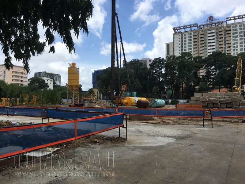 Dự án Xây dựng Trung tâm thể dục thể thao Phan Đình Phùng đang bị 