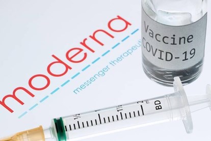Vaccine COVID-19 của Moderna. Ảnh: AFP
