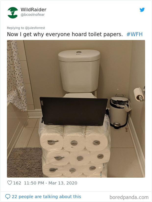   Hóa ra đây là lý do người ta tranh nhau tích trữ giấy vệ sinh.  