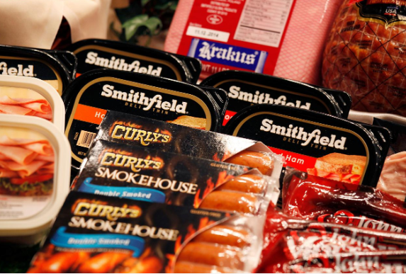   Sản phẩm của Smithfield Foods bán tại Trung Quốc.  