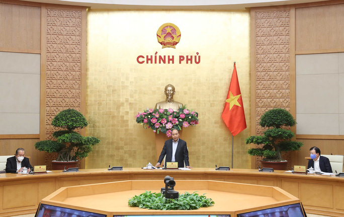  Thủ tướng Nguyễn Xuân Phúc chủ trì cuộc làm việc trực tuyến với tỉnh Đồng Nai - Ảnh: VGP