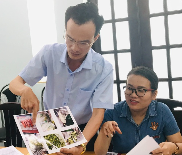 Những hình ảnh về nguồn nguyên liệu nấu ăn kém chất lượng tại Trường tiểu học Trần Thị Bưởi được phụ huynh chất vấn. Ảnh: Dân trí 