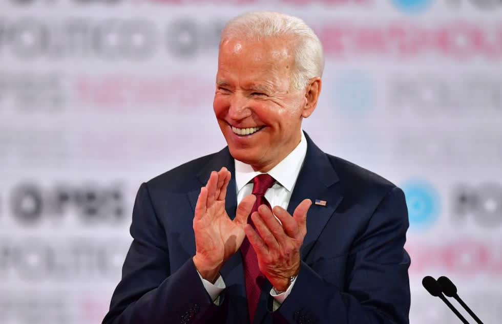 Ông Biden dành chiến thắng trong cuộc bầu cử  Tổng thống Mỹ  2020. Ảnh: AFP.