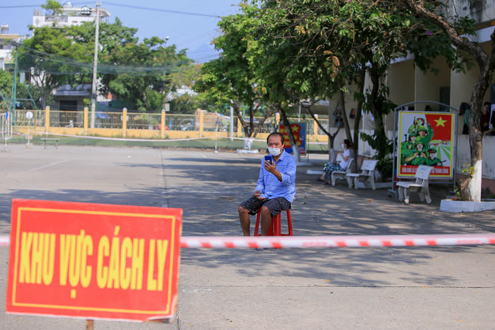 Khu cách ly của quân đội ở Đà Nẵng. Ảnh: Nguyễn Đông/VnExpress
