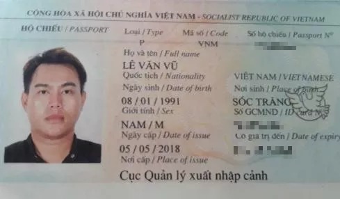 Truy tìm khẩn cấp Lê Văn Vũ.