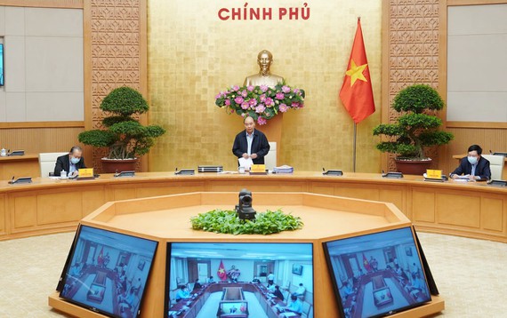 Thủ tướng Nguyễn Xuân Phúc chủ trì cuộc họp Thường trực Chính phủ chiều 30/3.