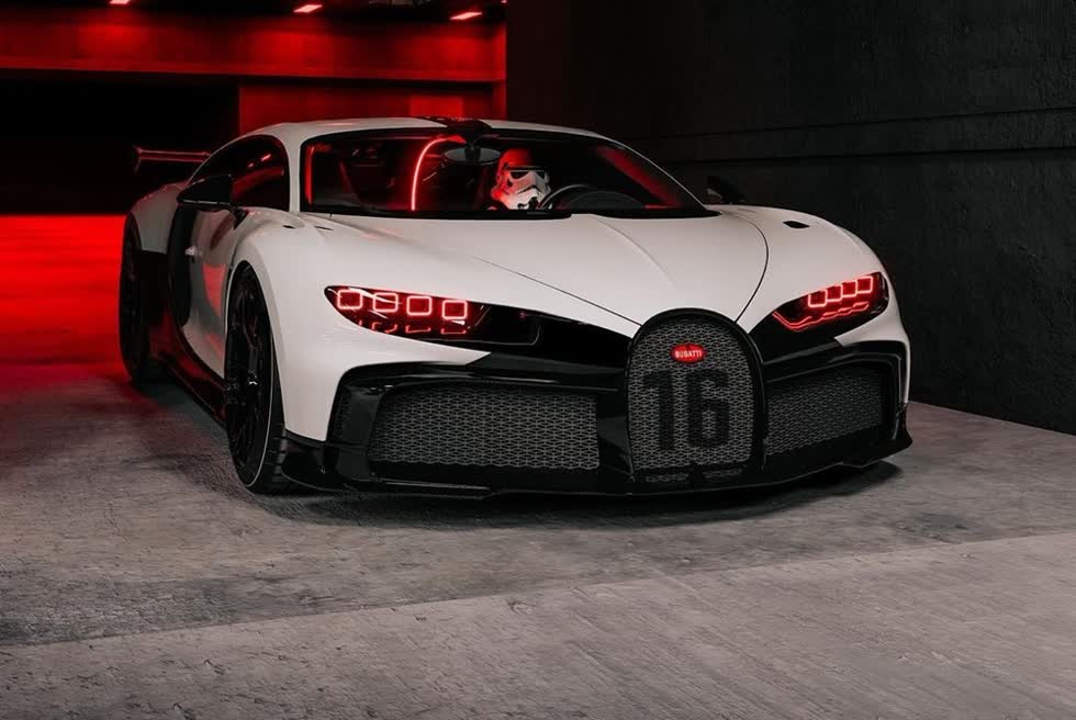 Bugatti Chiron Pur Sport ngầu hơn qua bản thiết kế 
