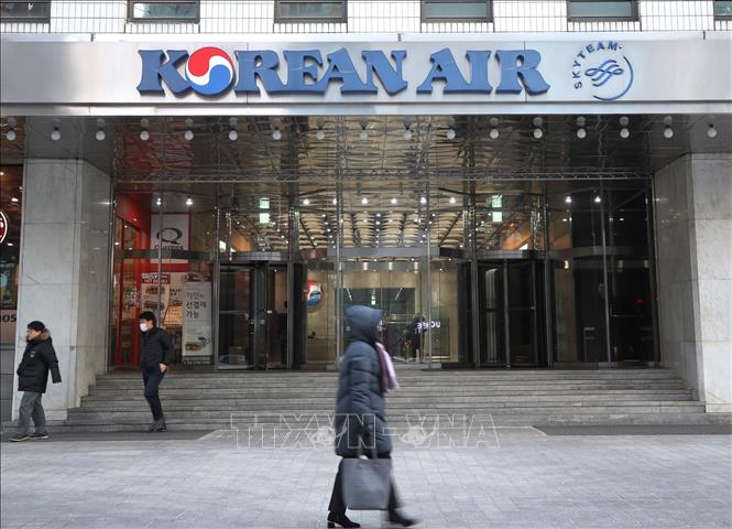 Korean Air và công ty mẹ Hanjin Group kỳ vọng việc mua lại Asiana sẽ thúc đẩy khả năng cạnh tranh của họ trên thị trường toàn cầu. Ảnh: TTXVN