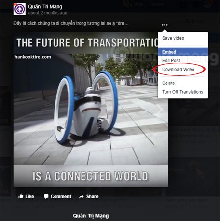 Cách đơn giản nhất để tải video Facebook về máy tính