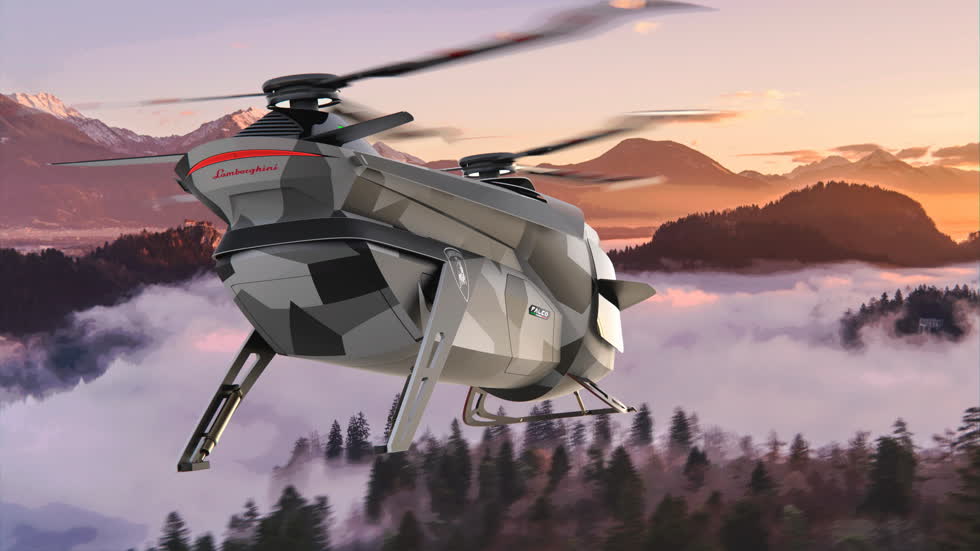 Lamborghini tung concept siêu trực thăng