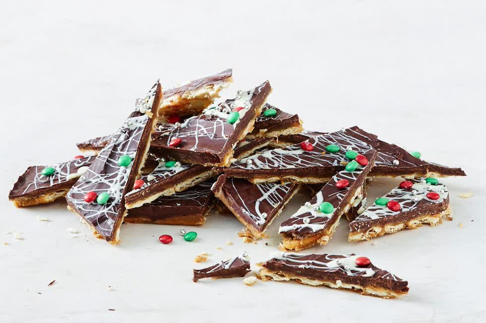 Bánh quy phủ sô cô la ngọt ngào cho đêm Giáng sinh. Ảnh: Taste