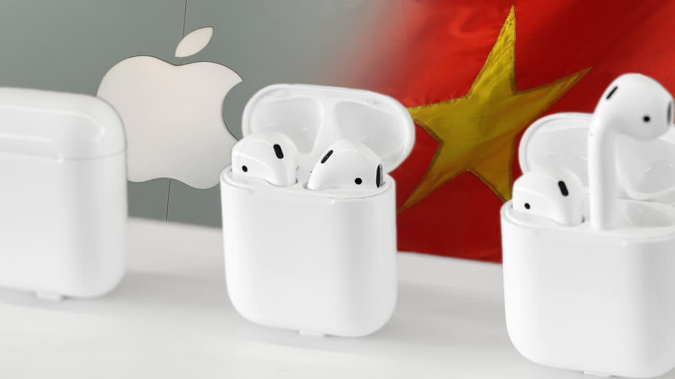   Apple đang sản xuất hàng loạt AirPods tại Việt Nam trong thời gian đầu. Ảnh: Reuters.  