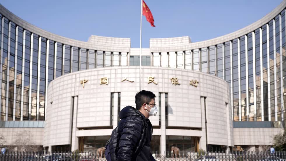 Trụ sở Ngân hàng Trung ương Trung Quốc (PBOC) tại Thủ đô Bắc Kinh. Ảnh: Reuters
