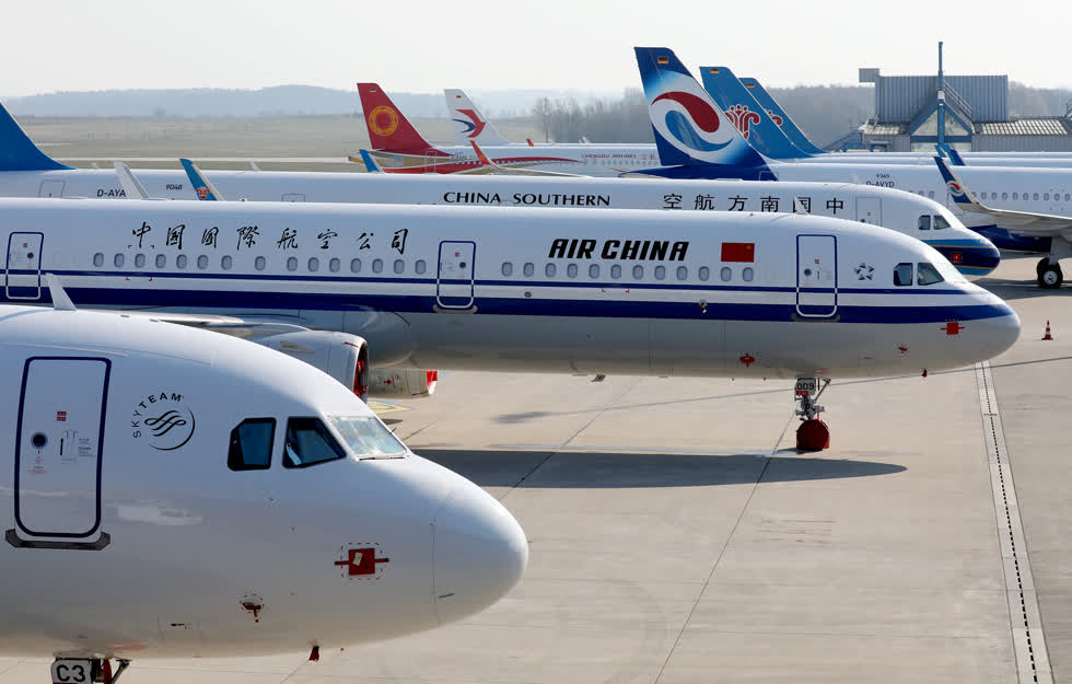 Các hãng hàng không của Trung Quốc bị đình chỉ tại Mỹ kể từ ngày 16/6.