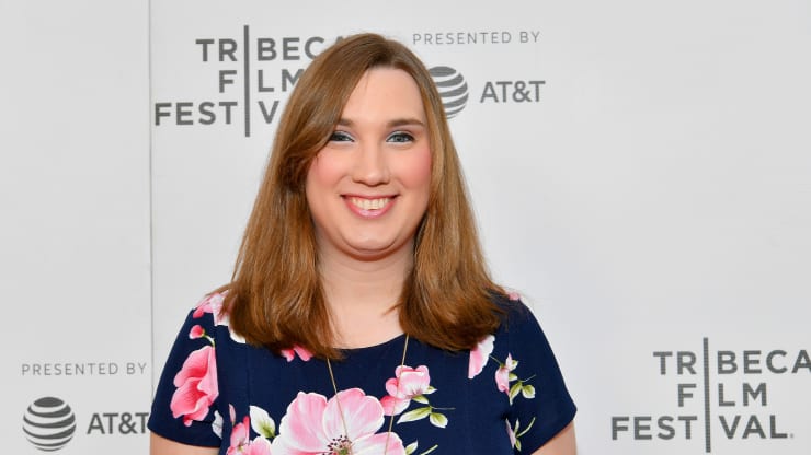 Sarah McBride tham dự “Vì họ không biết họ làm gì” - Liên hoan phim Tribeca 2019 tại rạp chiếu phim Village East ở Thành phố New York. Ảnh: Getty