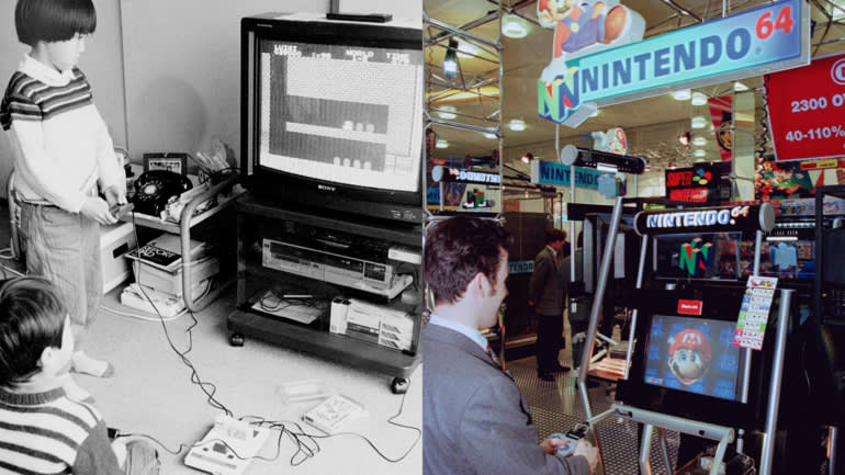 Máy trò chơi của Nintendo phát triển theo thời gian. Ảnh: Reuters và Kyodo.