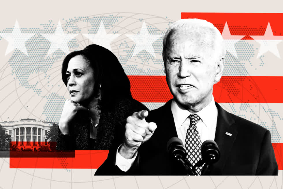 Joe Biden và Kamala Harris đối mặt với hàng loạt thách thức phía trước.