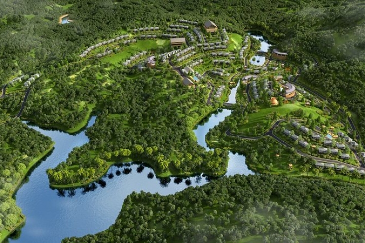 Khu đô thị sinh thái cao cấp Yên Quang tại xã Quang Tiến, thành phố Hòa Bình.