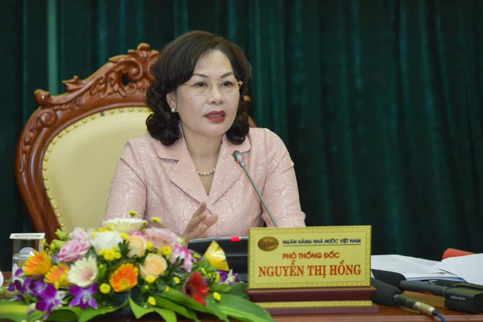 Bà Nguyễn Thị Hồng từng đảm nhiệm nhiều vị trí trước khi giữ ghế phó thống đốc Ngân hàng Nhà nước. Ảnh: Báo Thanh Tra