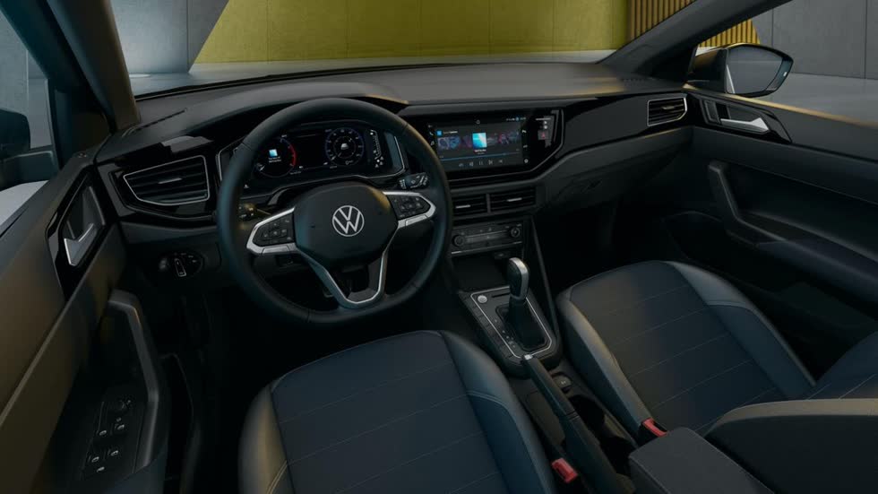 Nội thất vè tiện ích bên trong Volkswagen Nivus 2021.