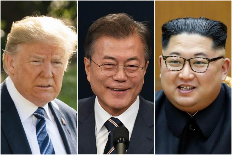 Hàn Quốc đang đứng giữa Trump và Kim Jong-un.