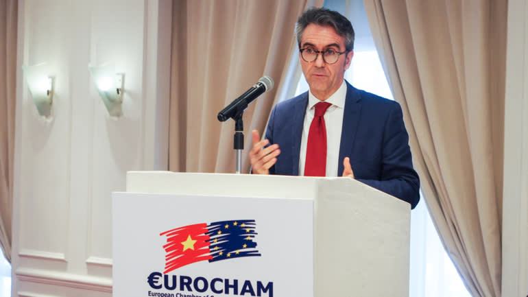   Giorgio Aliberti, Đại sứ EU tại Việt Nam. Ảnh: EuroCham tại Việt Nam  