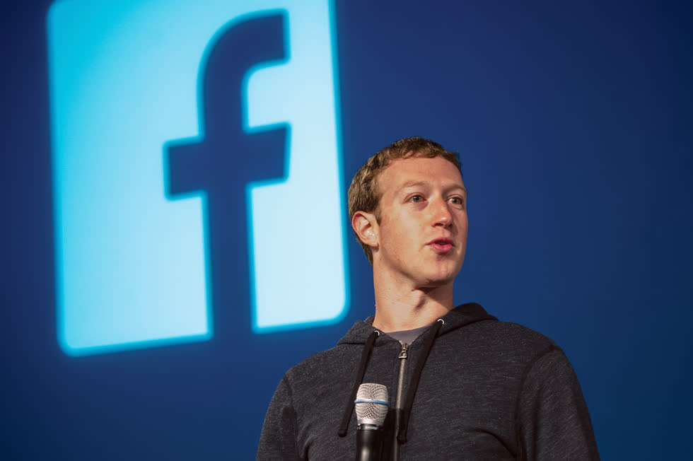 CEO Facebook, Mark Zuckerberg, bỏ túi 8 tỷ USD khi cổ phiếu Facebook tăng 8,3%. Ảnh: Getty