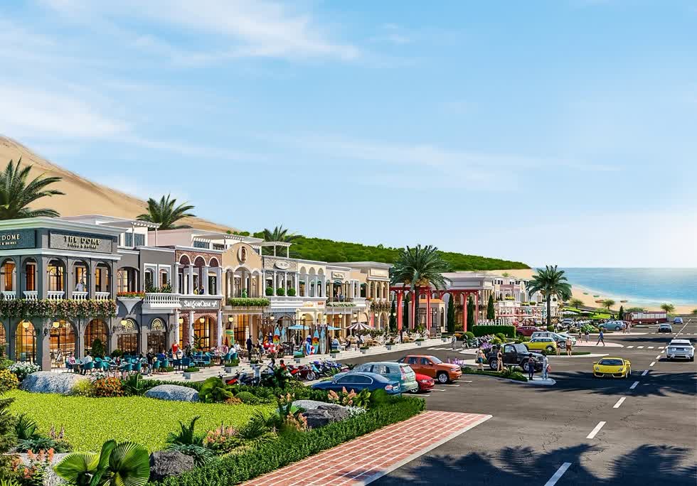   Shophouse biển tại NovaHills Mui Ne Resort & Villas có số lượng khan hiếm đang thu hút nhà đầu tư.  