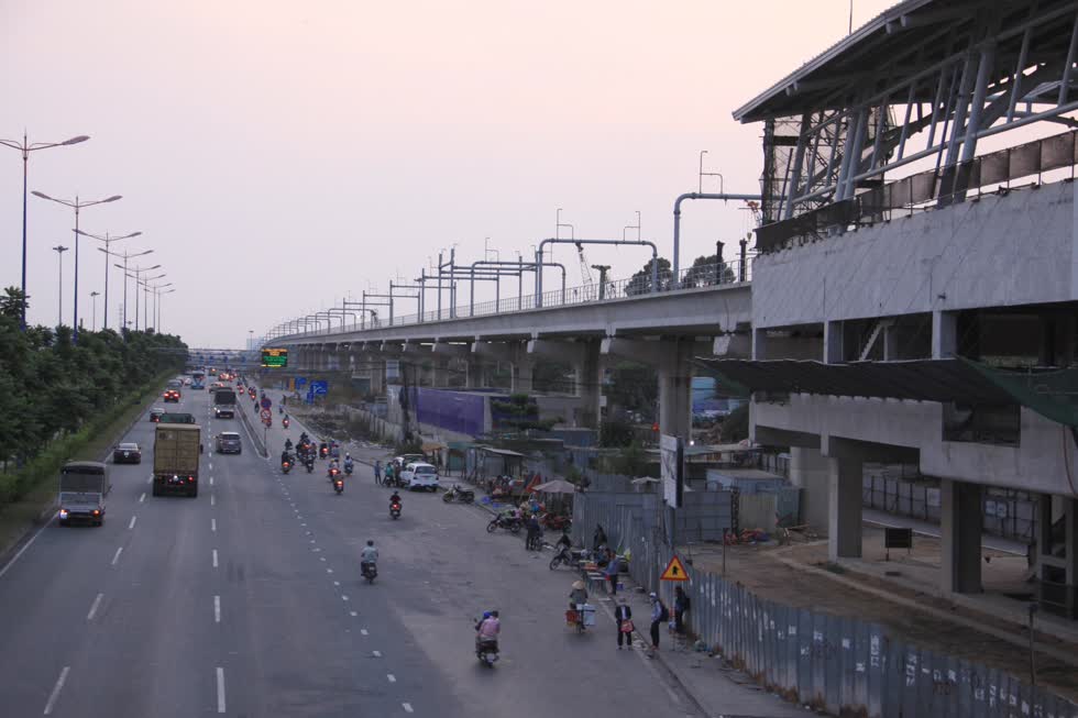 Tuyến Metro số 1 Bến Thành - Suối Tiên.