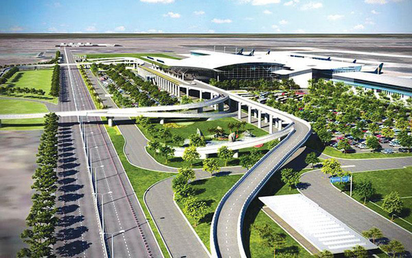 Dự án Cảng hàng không quốc tế Long Thành dự kiến hoàn thành, đưa vào hoạt động giai đoạn 1 năm 2025. Ảnh: ACV