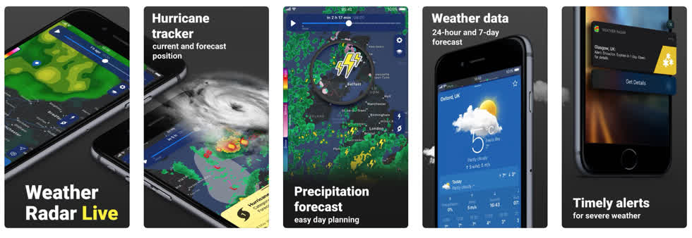 Top ứng dụng giúp bạn xem đường đi của bão qua vệ tinh dễ dàng và chính xác