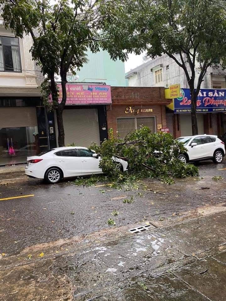 Trú bão số 9, một người ở Gia Lai bị tường đè gây chấn thương nặng
