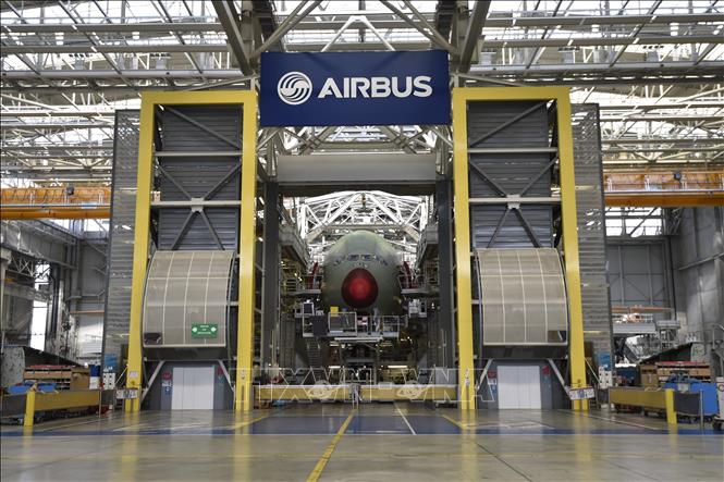 Một nhà máy của hãng Airbus tại Blagnac, miền nam Pháp. Ảnh: AFP/TTXVN