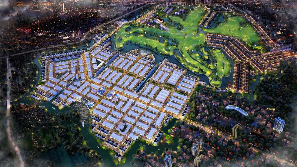 Phối cảnh dự án đất nền - biệt thự Biên Hòa New City.