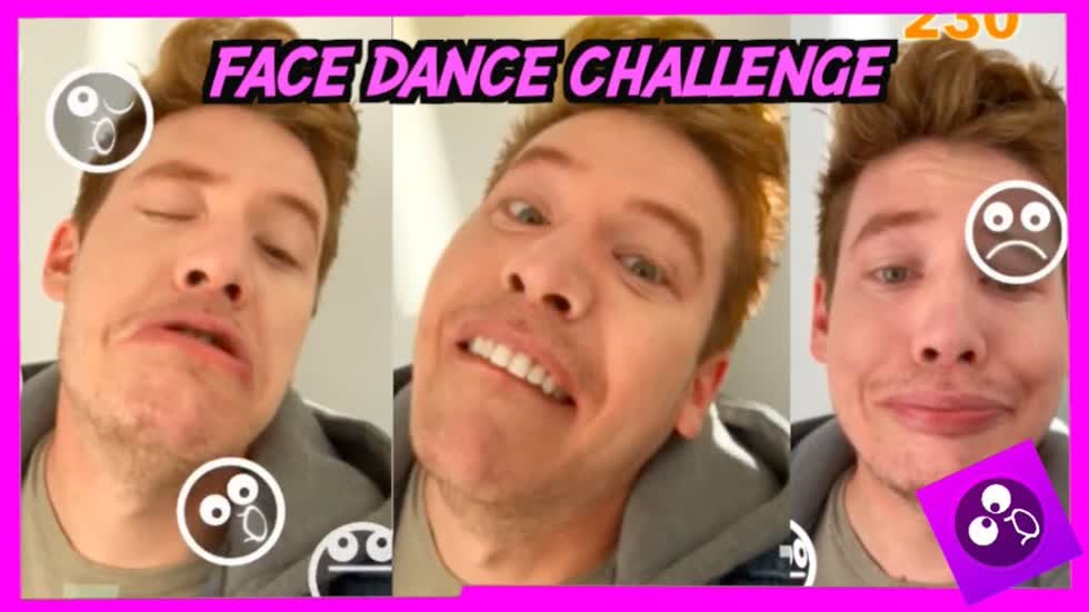 FaceDance Challenge đang gây sốt tại nhiều quốc gia. Ảnh: YouTube/Kory DeSoto