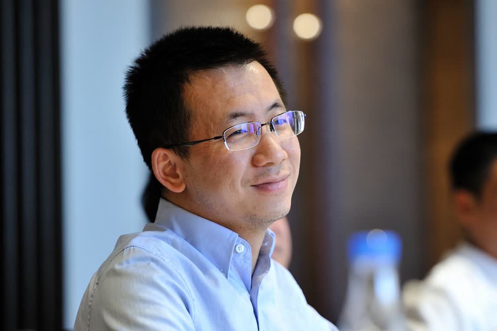 Zhang Yiming, người sáng lập công ty internet ByteDance, công ty lớn của nền tảng chia sẻ video TikTok. Ảnh: China Daily.
