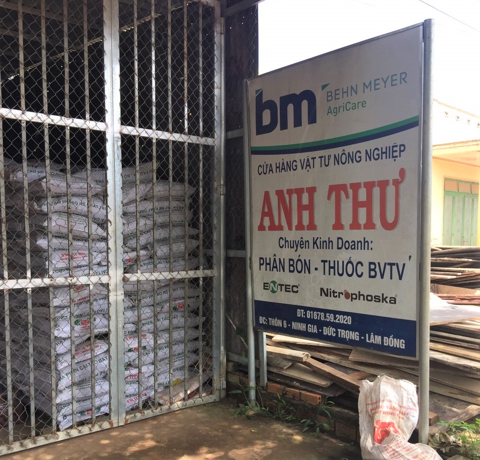 Cơ sở kinh doanh tại Lâm Đồng đã đóng cửa sau khi lực lượng chức năng kiểm tra. Ảnh Tổng cục QLTT.