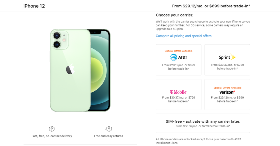 Giá bán của iPhone 12 5G thực tế là bao nhiêu?