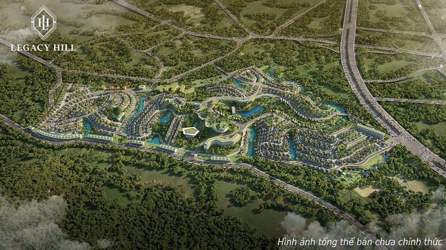 Phối cảnh dự án Legacy Hill Hòa Bình.