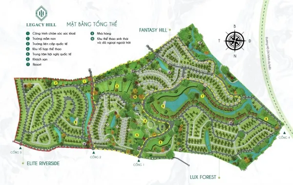Khu du lịch nghỉ dưỡng Legacy Hill Hòa Bình