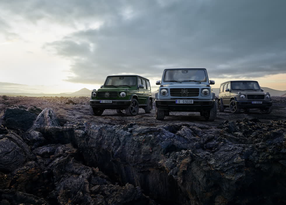 Ba màu sắc mới của Mercedes G-Class G 400d 2020.