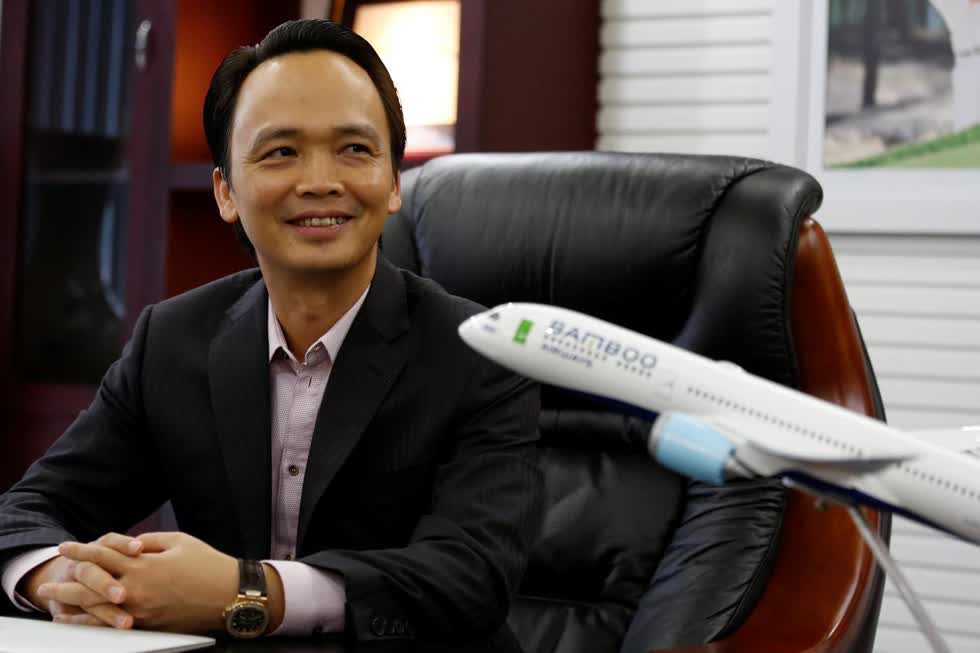 Tập đoàn mẹ FLC của ông Trịnh Văn Quyết gần như là chỗ dựa tài chính duy nhất cho Bamboo Airways. Ảnh: Reuters