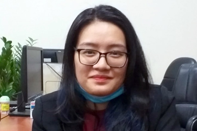 Lê Hồng Nhung làm quản lý giao dịch tại các trang web cá độ của nhóm Nguyễn Tiến Hưng. Ảnh: CAND.