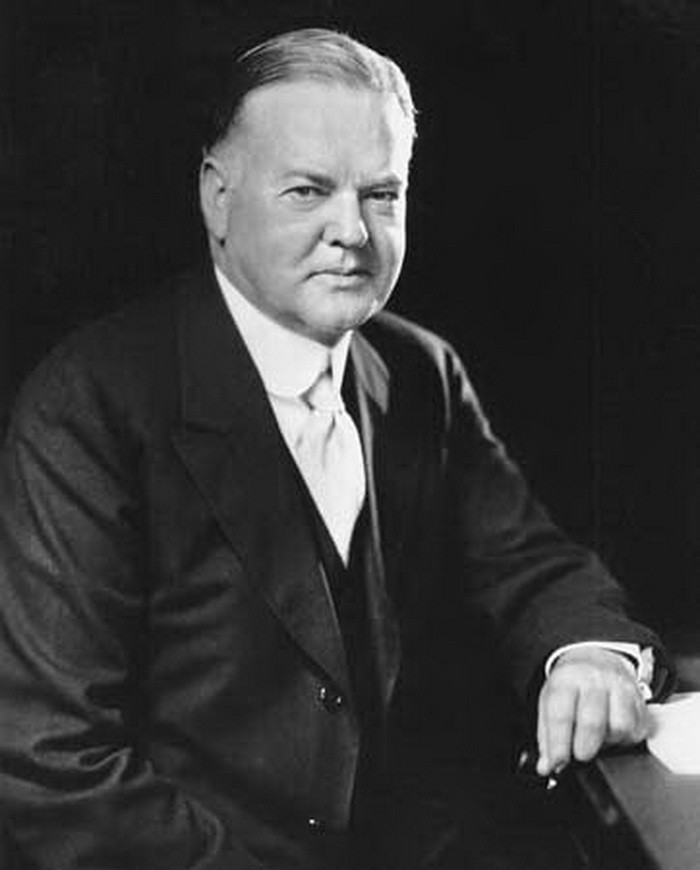 Herbert Hoover là Tổng thống thứ 31 của Mỹ. Ảnh: Internet