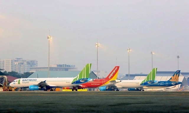 Hàng tuần sẽ có 9 chuyến bay hạ cánh tại Hà Nội và TP.HCM với khoảng 2.600 ghế. Ảnh: Cục HKVN